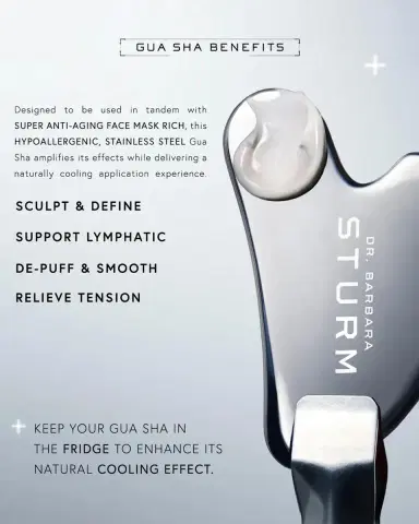 Dr. Barbara Sturm Super Anti-Aging Face Mask Rich & Gua Sha, 1.7 oz. | Thumbnail 8 Dr. Barbara Sturm Super Anti-Aging Face Mask Rich & Gua Sha, 1.7 oz. | Thumbnail 8