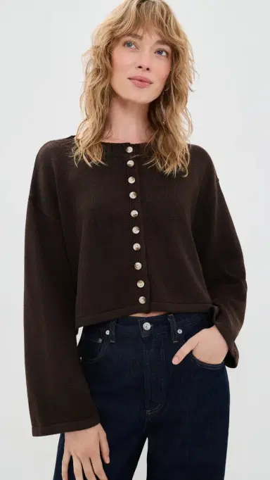 VRG GRL Tori Knit Cardigan | Thumbnail 2 VRG GRL Tori Knit Cardigan | Thumbnail 2