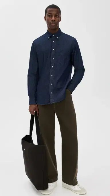 Gitman Vintage Indigo Denim Shirt | Thumbnail 5 Gitman Vintage Indigo Denim Shirt | Thumbnail 5