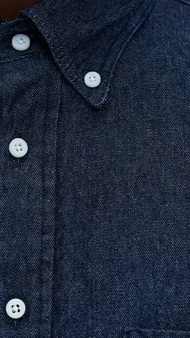 Gitman Vintage Indigo Denim Shirt | Thumbnail 6 Gitman Vintage Indigo Denim Shirt | Thumbnail 6