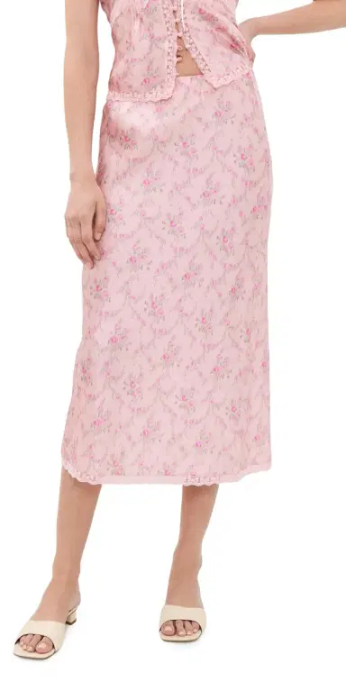 LoveShackFancy Castle Skirt | Thumbnail 1 LoveShackFancy Castle Skirt | Thumbnail 1