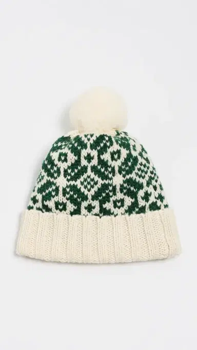 Faherty Diamond Fair Isle Novelty Beanie | Thumbnail 2 Faherty Diamond Fair Isle Novelty Beanie | Thumbnail 2