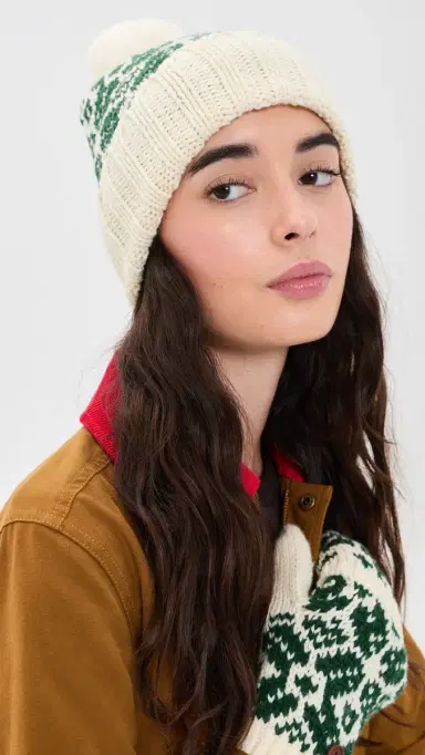 Faherty Diamond Fair Isle Novelty Beanie | Thumbnail 3 Faherty Diamond Fair Isle Novelty Beanie | Thumbnail 3
