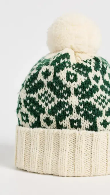 Faherty Diamond Fair Isle Novelty Beanie | Thumbnail 4 Faherty Diamond Fair Isle Novelty Beanie | Thumbnail 4