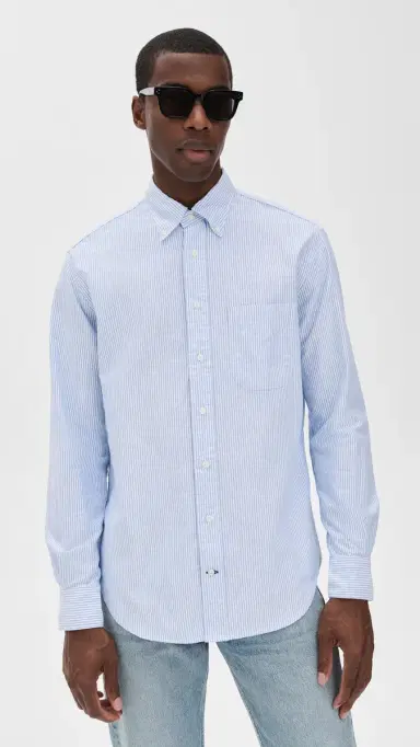 Gitman Vintage Striped Classic Oxford Shirt | Thumbnail 2 Gitman Vintage Striped Classic Oxford Shirt | Thumbnail 2