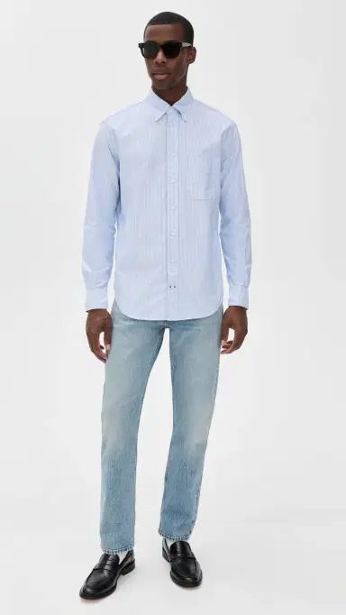 Gitman Vintage Striped Classic Oxford Shirt | Thumbnail 5 Gitman Vintage Striped Classic Oxford Shirt | Thumbnail 5