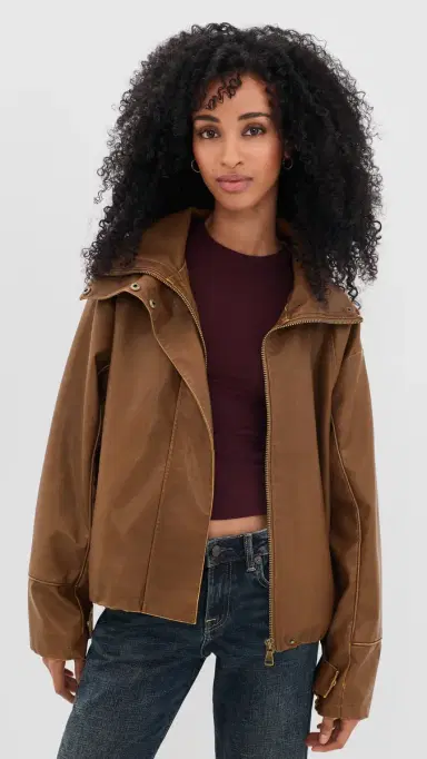 LIONESS Shoreline Funnel Neck Jacket | Thumbnail 2 LIONESS Shoreline Funnel Neck Jacket | Thumbnail 2