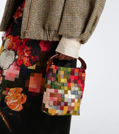 Dries Van Noten Small sequined patchwork top-handle bag | Thumbnail 5 Dries Van Noten Small sequined patchwork top-handle bag | Thumbnail 5