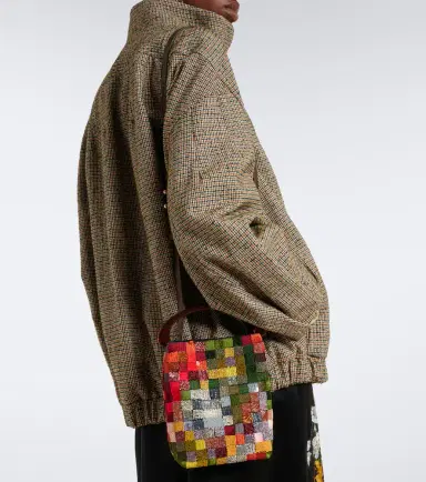 Dries Van Noten Small sequined patchwork top-handle bag | Thumbnail 7 Dries Van Noten Small sequined patchwork top-handle bag | Thumbnail 7