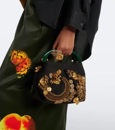 Dries Van Noten Small embellished top-handle bag | Thumbnail 6 Dries Van Noten Small embellished top-handle bag | Thumbnail 6