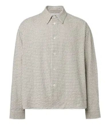 Studio Nicholson Checked cotton shirt | Thumbnail 1 Studio Nicholson Checked cotton shirt | Thumbnail 1