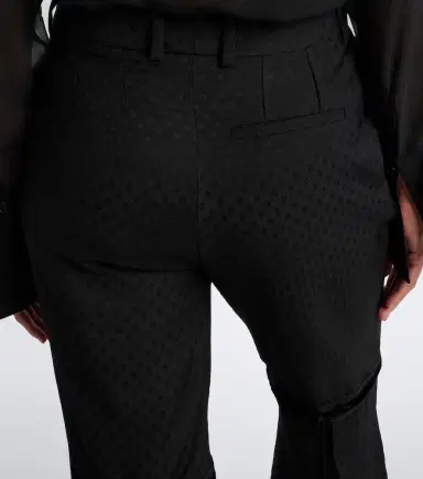 Nina Ricci Wool-blend flared pants | Thumbnail 3 Nina Ricci Wool-blend flared pants | Thumbnail 3