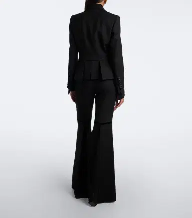 Nina Ricci Wool-blend flared pants | Thumbnail 4 Nina Ricci Wool-blend flared pants | Thumbnail 4