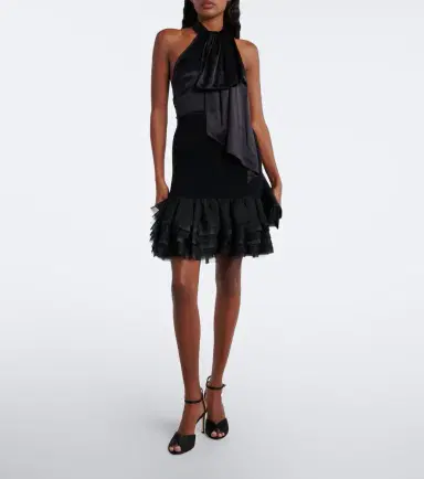 Nina Ricci Ruffled wool and cashmere miniskirt | Thumbnail 2 Nina Ricci Ruffled wool and cashmere miniskirt | Thumbnail 2