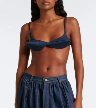 Jean Paul Gaultier Denim bra | Thumbnail 4 Jean Paul Gaultier Denim bra | Thumbnail 4