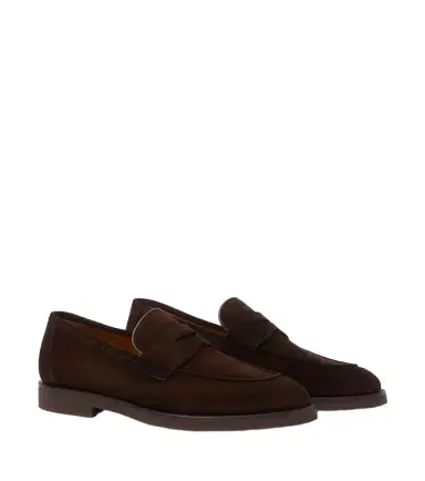 Magnanni Cervan Penny suede penny loafers | Thumbnail 1 Magnanni Cervan Penny suede penny loafers | Thumbnail 1