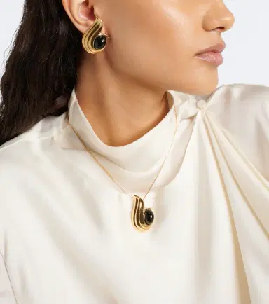 Ferragamo Embellished clip-on earrings | Thumbnail 5 Ferragamo Embellished clip-on earrings | Thumbnail 5