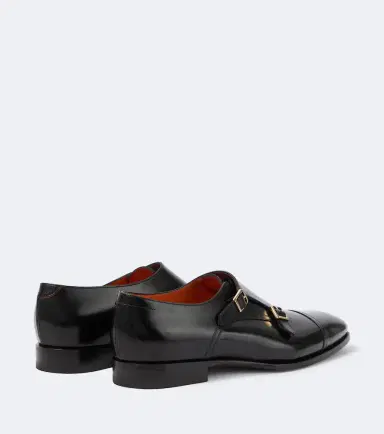 Santoni Leather monk strap shoes | Thumbnail 5 Santoni Leather monk strap shoes | Thumbnail 5