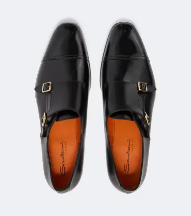 Santoni Leather monk strap shoes | Thumbnail 6 Santoni Leather monk strap shoes | Thumbnail 6