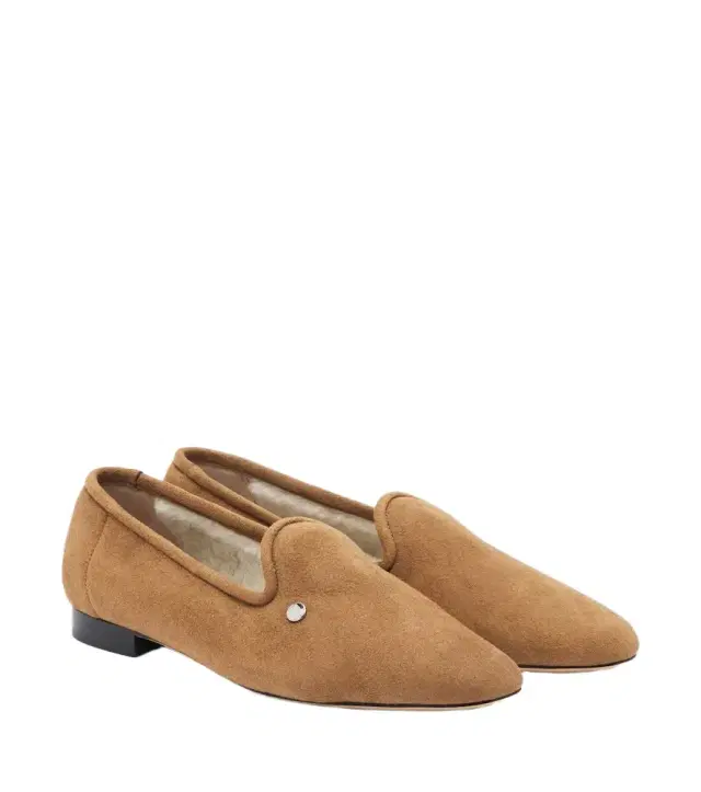 Shearling-lined suede loafers Shearling-lined suede loafers
