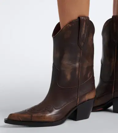 Paris Texas Dakota distressed leather cowboy boots | Thumbnail 5 Paris Texas Dakota distressed leather cowboy boots | Thumbnail 5
