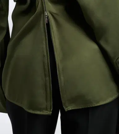 TOTEME Slouch draped crêpe satin blouse | Thumbnail 2 TOTEME Slouch draped crêpe satin blouse | Thumbnail 2