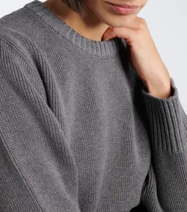 TOTEME Wool and cotton sweater | Thumbnail 3 TOTEME Wool and cotton sweater | Thumbnail 3