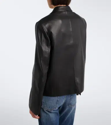 TOTEME Leather blazer | Thumbnail 4 TOTEME Leather blazer | Thumbnail 4