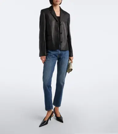 TOTEME Leather blazer | Thumbnail 6 TOTEME Leather blazer | Thumbnail 6