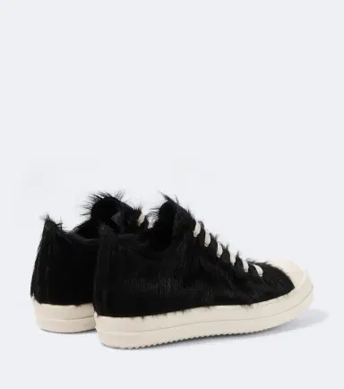 Rick Owens Low Sneaks calf hair sneakers | Thumbnail 3 Rick Owens Low Sneaks calf hair sneakers | Thumbnail 3
