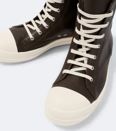 Rick Owens Temple leather high-top sneakers | Thumbnail 2 Rick Owens Temple leather high-top sneakers | Thumbnail 2
