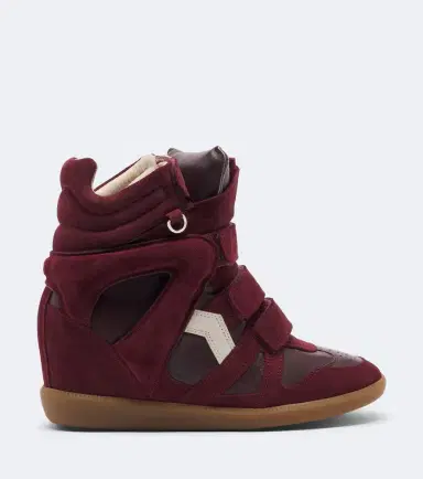 Isabel Marant Bekett leather and suede wedge sneakers | Thumbnail 2 Isabel Marant Bekett leather and suede wedge sneakers | Thumbnail 2