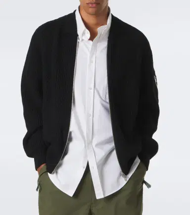COMME des GARCONS HOMME Comme des Garçons Homme Wool zip-up cardigan | Thumbnail 3 COMME des GARCONS HOMME Comme des Garçons Homme Wool zip-up cardigan | Thumbnail 3