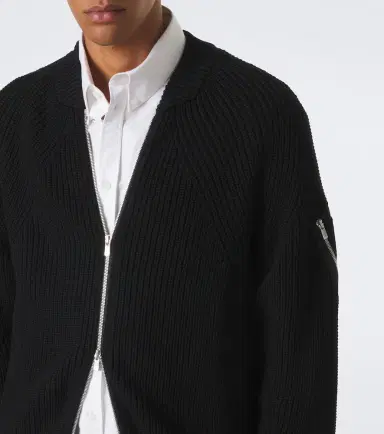COMME des GARCONS HOMME Comme des Garçons Homme Wool zip-up cardigan | Thumbnail 4 COMME des GARCONS HOMME Comme des Garçons Homme Wool zip-up cardigan | Thumbnail 4