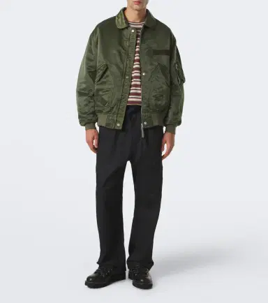 COMME des GARCONS HOMME Comme des Garçons Homme Cotton-blend twill bomber jacket | Thumbnail 2 COMME des GARCONS HOMME Comme des Garçons Homme Cotton-blend twill bomber jacket | Thumbnail 2