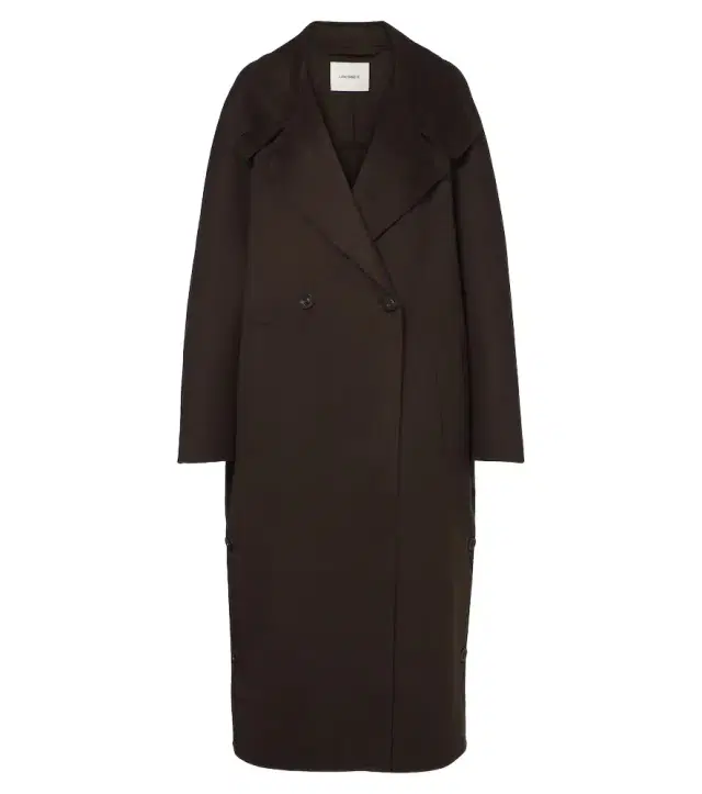 Double-breasted wool and cashmere coat Double-breasted wool and cashmere coat