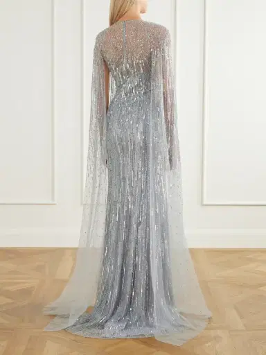 Jenny Packham Cosmic Dust Sequin-embellished Gown | Thumbnail 3 Jenny Packham Cosmic Dust Sequin-embellished Gown | Thumbnail 3