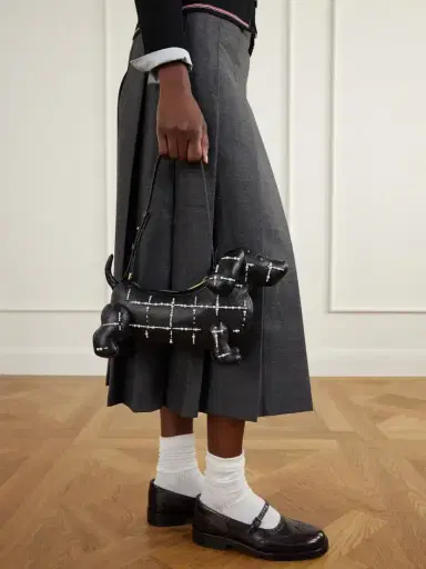 Thom Browne Baby Hector Bead-embellished Leather Tote | Thumbnail 2 Thom Browne Baby Hector Bead-embellished Leather Tote | Thumbnail 2