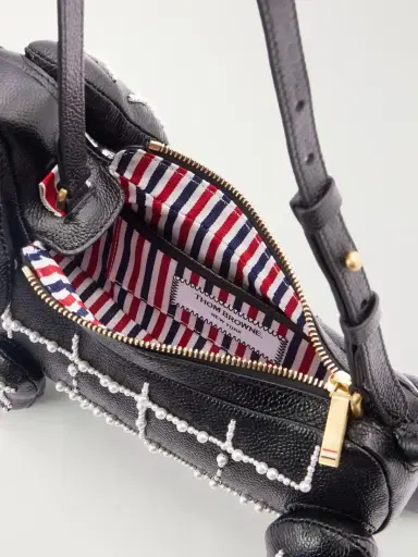 Thom Browne Baby Hector Bead-embellished Leather Tote | Thumbnail 6 Thom Browne Baby Hector Bead-embellished Leather Tote | Thumbnail 6