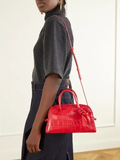 Jacquemus Le Petit Turismo Crocodile-effect Leather Shoulder Bag | Thumbnail 5 Jacquemus Le Petit Turismo Crocodile-effect Leather Shoulder Bag | Thumbnail 5