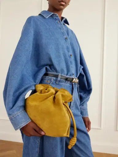 Loewe Flamenco Medium Suede Clutch | Thumbnail 2 Loewe Flamenco Medium Suede Clutch | Thumbnail 2