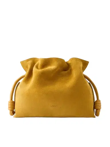 Loewe Flamenco Medium Suede Clutch | Thumbnail 1 Loewe Flamenco Medium Suede Clutch | Thumbnail 1