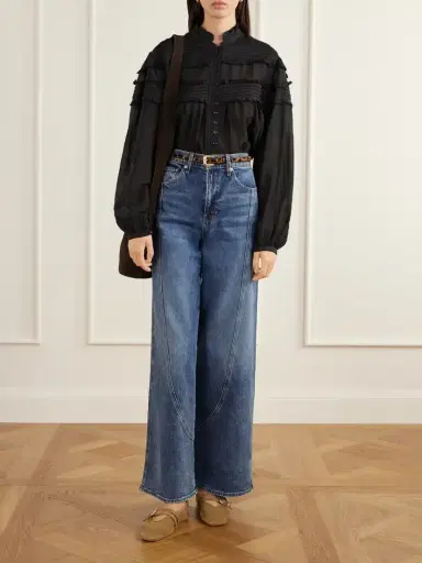 Veronica Beard Taylor Mid-rise Wide-leg Jeans | Thumbnail 2 Veronica Beard Taylor Mid-rise Wide-leg Jeans | Thumbnail 2