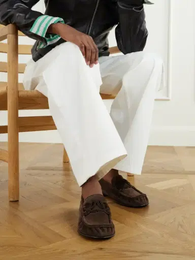 Loewe Double L Suede Loafers | Thumbnail 2 Loewe Double L Suede Loafers | Thumbnail 2