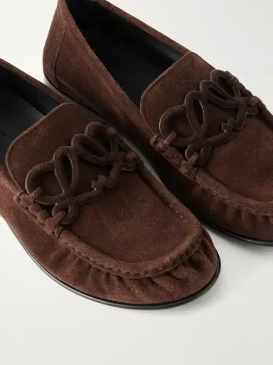 Loewe Double L Suede Loafers | Thumbnail 5 Loewe Double L Suede Loafers | Thumbnail 5
