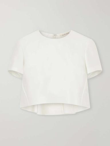 Heirlome Mariel Faille Wool-blend Blouse | Thumbnail 1 Heirlome Mariel Faille Wool-blend Blouse | Thumbnail 1