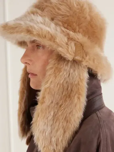 Loewe Loop Shearling Trapper Hat | Thumbnail 4 Loewe Loop Shearling Trapper Hat | Thumbnail 4