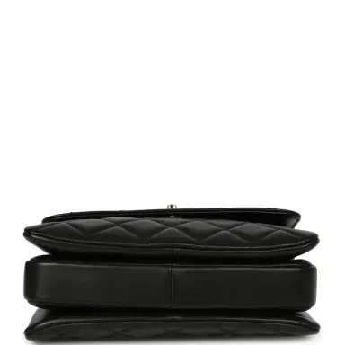 Chanel Chanel Medium Trendy CC Top Handle Flap Black Lambskin Light Gold Hardware | Thumbnail 6 Chanel Chanel Medium Trendy CC Top Handle Flap Black Lambskin Light Gold Hardware | Thumbnail 6