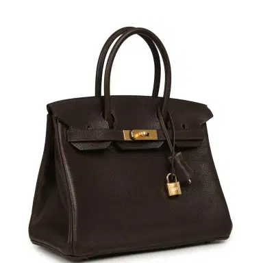 HERMÈS Hermes Birkin 30 Ebene Barenia Faubourg Gold Hardware | Thumbnail 2 HERMÈS Hermes Birkin 30 Ebene Barenia Faubourg Gold Hardware | Thumbnail 2