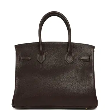 HERMÈS Hermes Birkin 30 Ebene Barenia Faubourg Gold Hardware | Thumbnail 4 HERMÈS Hermes Birkin 30 Ebene Barenia Faubourg Gold Hardware | Thumbnail 4